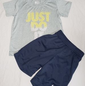 Nike dri-fit boys outfit, 4t